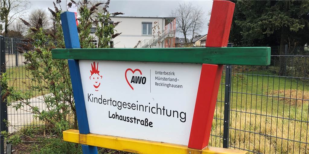 Zu wenig Personal: Halterner Kita streicht Gruppe und kürzt Betreuungszeiten Die von der Stadt gebaute Kindertageseinrichtung an der Lohausstraße wird in Trägerschaft der Arbeiterwohlfahrt geführt.