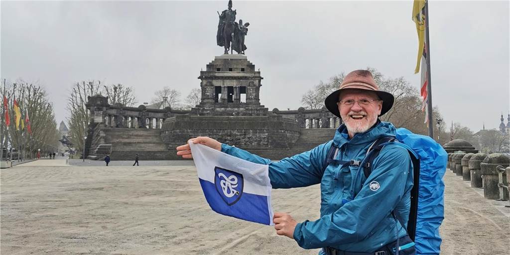Martin Altebockwinkel auf dem Jakobsweg: „Die Hornhaut abgerubbelt“ Martin Altebockwinkel Jakobsweg Deutsches Eck