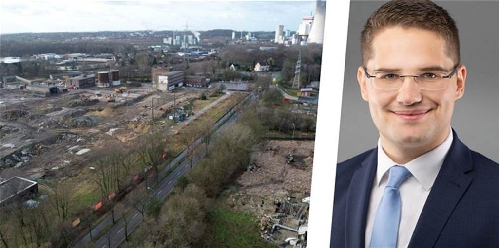 Lüner Steag-Gelände: WFG will Teilfläche kaufen, Kreis Unna haftet für Verluste Dr. Christian Klicki, Referent von Bürgermeister Jürgen Kleine-Frauns und Leiter der neu geschaffenen Stabsstelle Wirtschaft und Marketing bei der Stadt Lünen, zeigt sich erfreut über den beabsichtigten Kauf der Nordfläche durch die WFG.