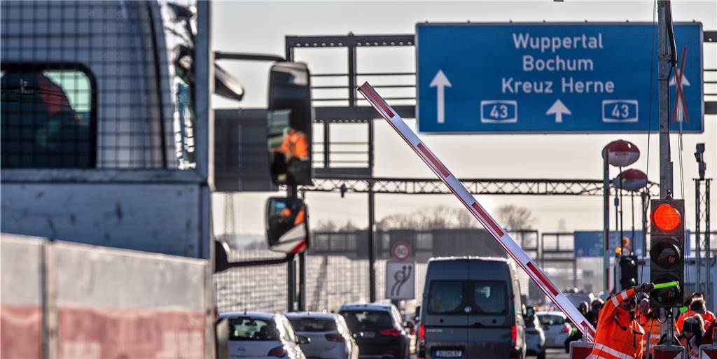 Mehr als 1500 Mal hat sich seit dem 20. Dezember 2021 die Schranke auf der A43 in Recklinghausen gesenkt.