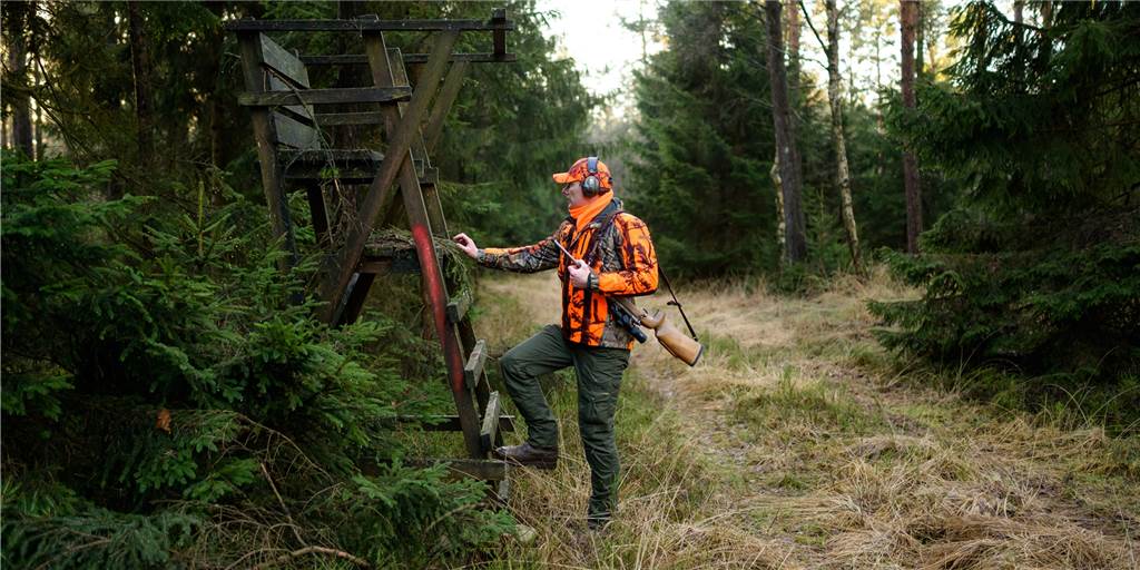 Hochsitz in Nordkirchen angesägt - Jäger Frenking: „Das geht zu weit“ In Nordkirchen haben Unbekannte den Hochsitz von Heinz Frenking angesägt. Dieser brach nach hinten weg, als der Jäger darauf saß (Symbolbild).