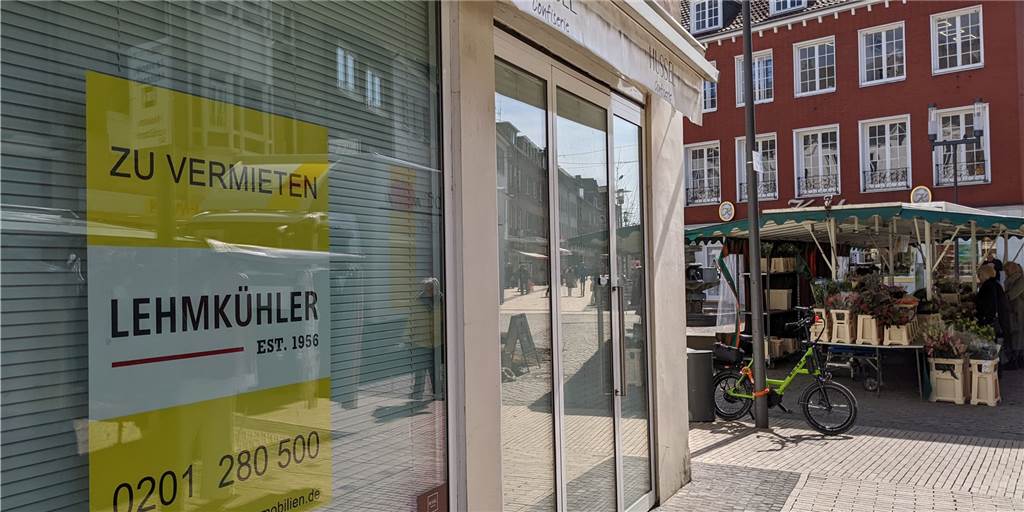 Geschäft am Marktplatz von Dorsten.