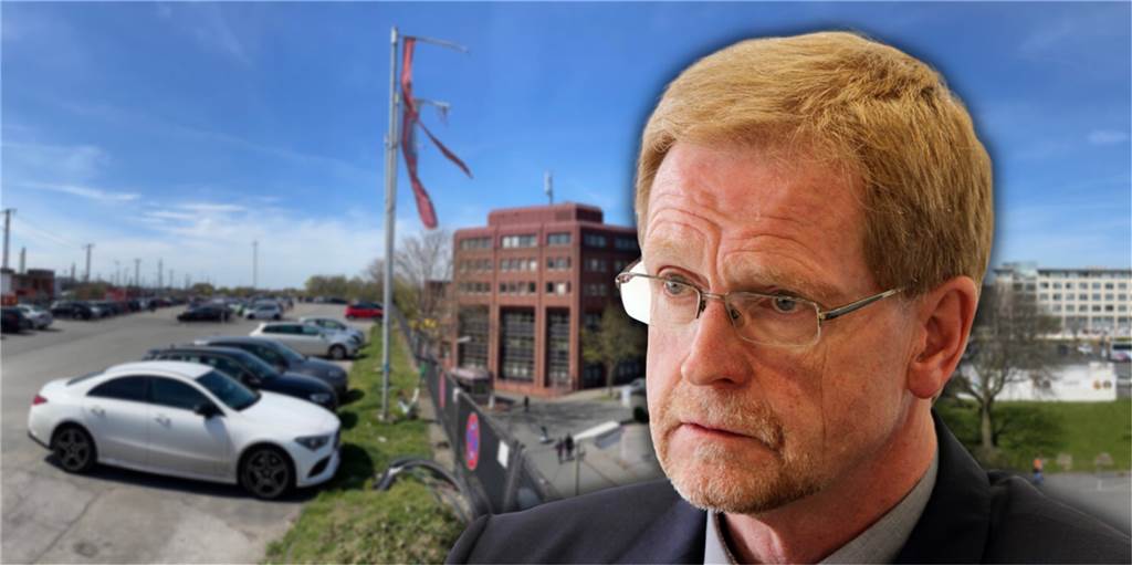 800 Meter langer Park am Hauptbahnhof - Partner soll Mammutprojekt voranbringen Wo heute geparkt wird, sollen künftig Fernbusse stehen: Dezenrent Ludger Wilde sieht die Neugestaltung der Nordseite als "herausragendes Projekt."
