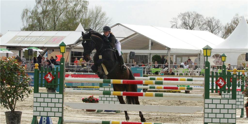Lenklar ist „fast schon ein Heimturnier“ für die Finnin Anniina Lintula Anniina Lintula und Rio Grande erreichten den Platz 51.