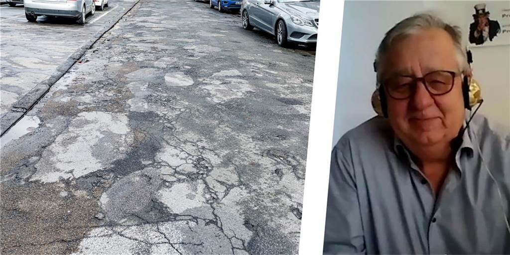 Kaputte Yorckstraße in Brambauer: „Wird seit Jahren nur geflickt“ Die Yorckstraße am Markplatz in Brambauer ist ein reiner Flickenteppich. Michael Ristovitch fordert von der Stadt eine definitive Zusage, wann hier und an weiteren maroden Straßen im Stadtteil saniert werden soll.
