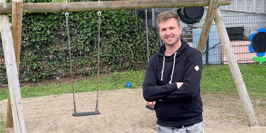 Kita-Leiter Kevin Marquardt (32) aus Selm: „Ich hatte nie einen Traumberuf“ Der Borker Kevin Marquardt leitet seit Oktober 2021 die Kita Konfetti in Selm.