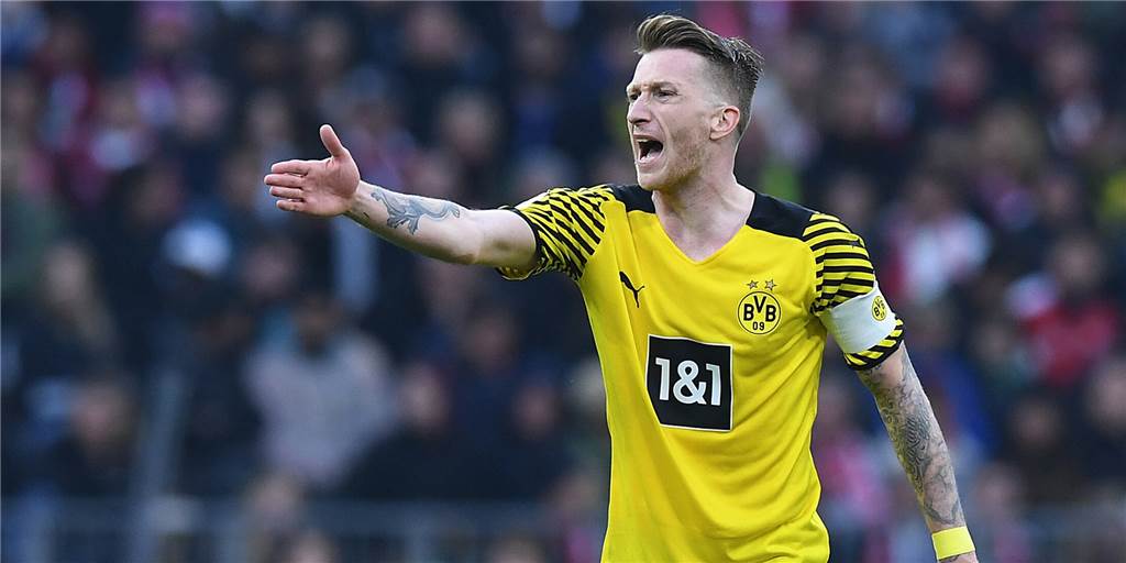 Bayern-Hoheit ungebrochen: BVB muss seine eigenen Aufgaben erledigen BVB-Kapitän Marco Reus gestikuliert.