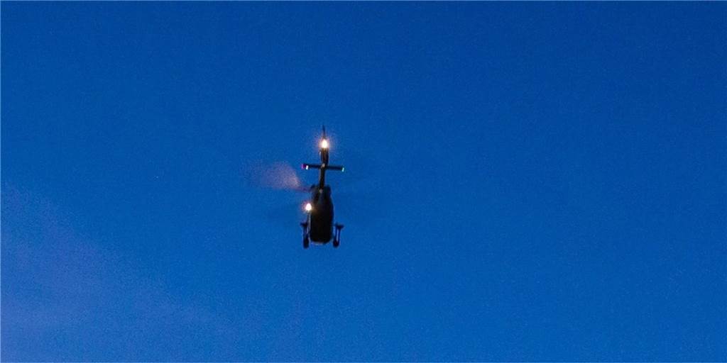 Vermisstes Mädchen (12) in Dorsten wohlbehalten nach Hause gekommen Hubschrauber