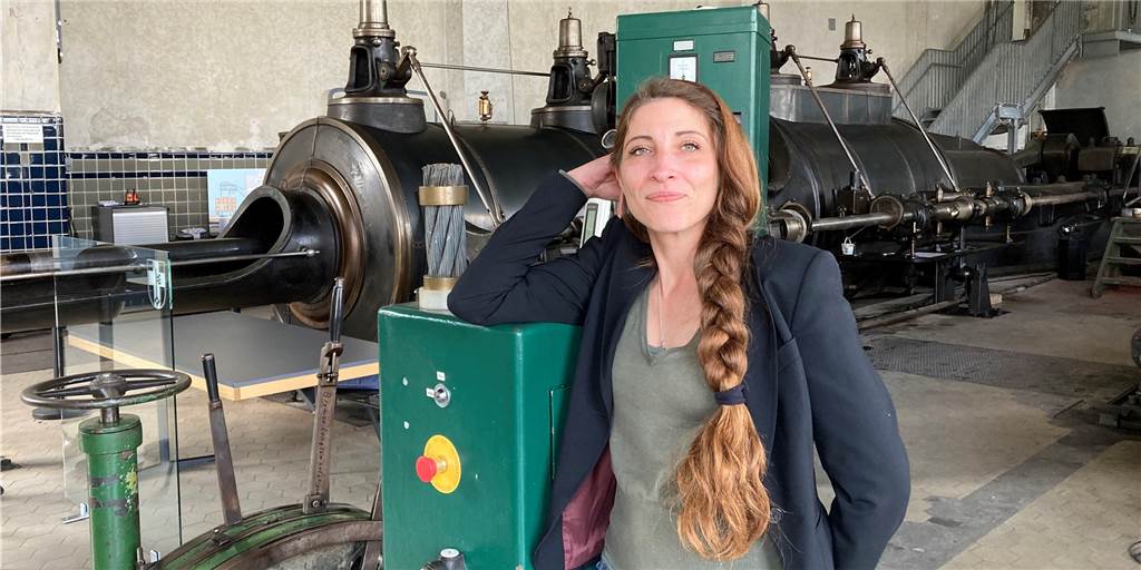 Sandy Meinhardt (SPD): „Wir Sozialdemokraten müssen laut sein“ Sandy Meinhardt in der Maschinenhalle von Fürst Leopold