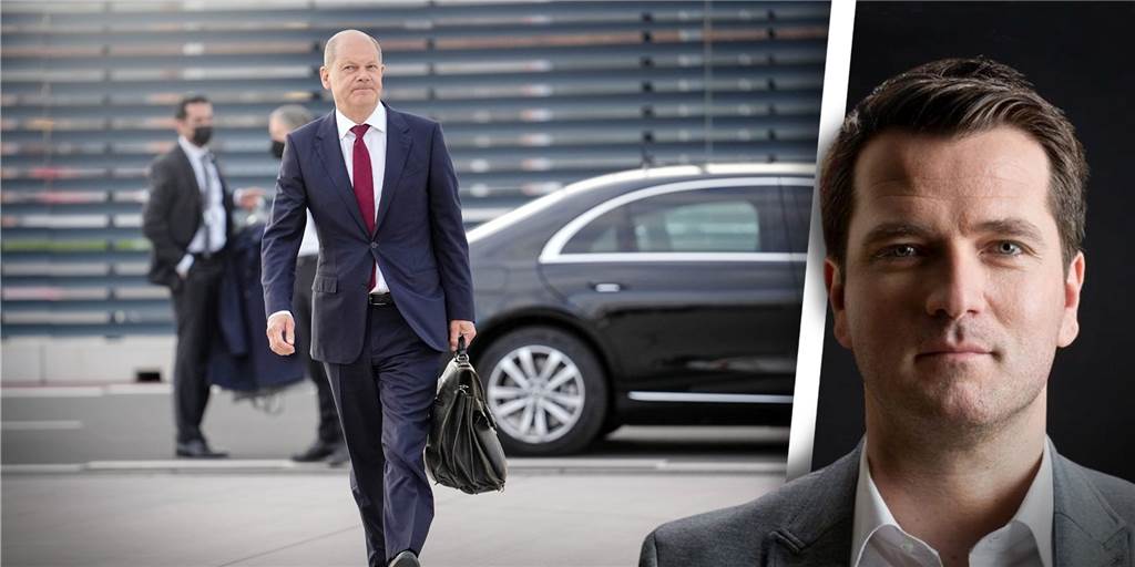 Marc Seelbach lobt den Bundeskanzler und kritisiert den Altkanzler.