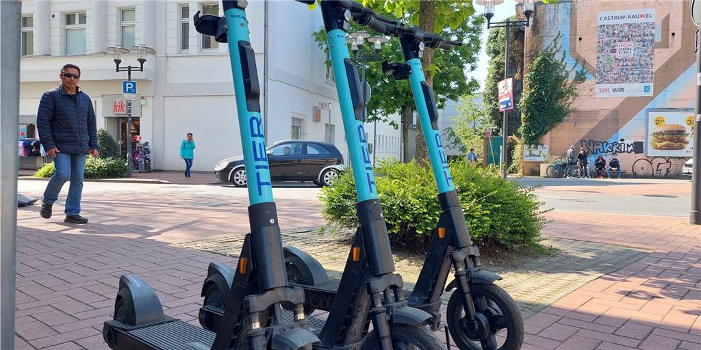Ob die E-Roller Akzeptanz finden? Es liegt vor allem an ihren Nutzern Seit Montag (02.05.) sind in Castrop-Rauxel E-Scooter der Marke "Tier" aufgestellt.