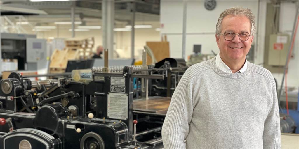 Papiermangel in Lüner Druckerei: „Habe ich in ganzer Laufbahn nicht erlebt“ Theo Schmidt arbeitet seit 49 Jahren in der Lüner Druckerei „Schmidt, Ley + Wiegandt“. Derzeit leidet sein Unternehmen unter extremen Materialmangel und hohen Preissteigerungen.