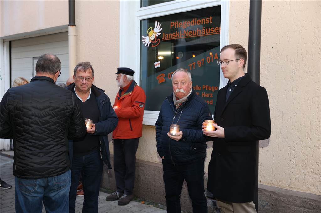 Wernes Bürger gedenken der Ereignisse der Pogromnacht 1938