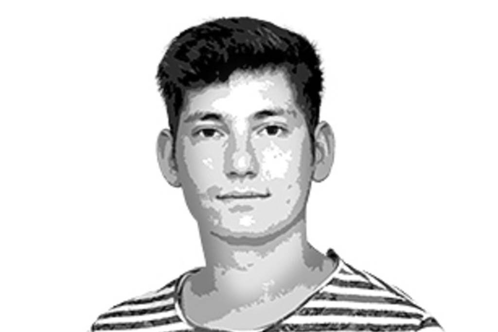Autor Niklas Berkel, schwarz-weiß