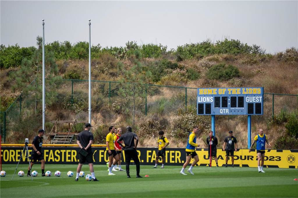 Erstes BVB-Training in San Diego: Bynoe-Gittens meldet sich zurück – Youngster tritt kürzer