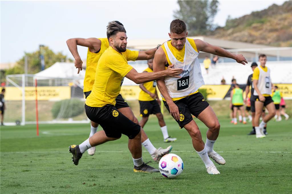 Intensive Einheiten für Schlotterbeck, Can und Co.: Viele BVB-Bilder aus San Diego