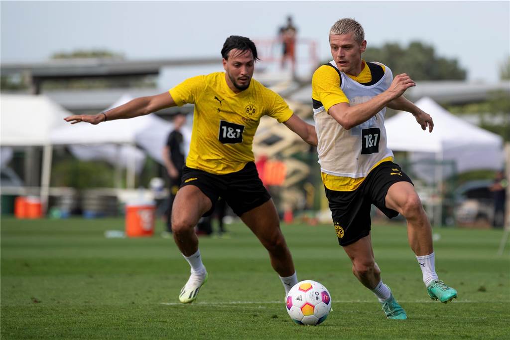 Intensive Einheiten für Schlotterbeck, Can und Co.: Viele BVB-Bilder aus San Diego