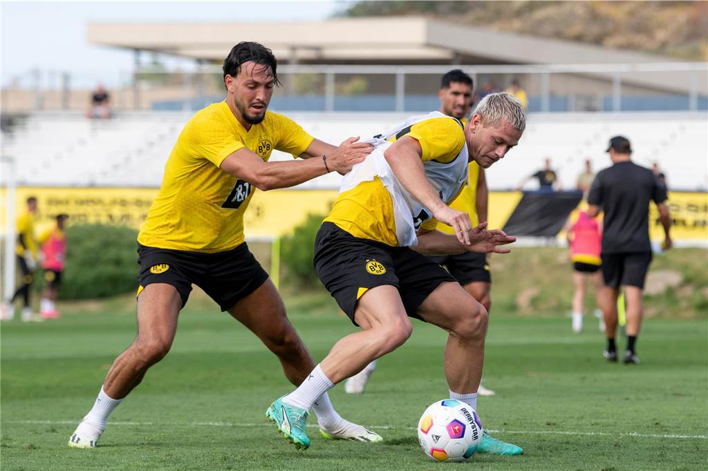 Intensive Einheiten für Schlotterbeck, Can und Co.: Viele BVB-Bilder aus San Diego
