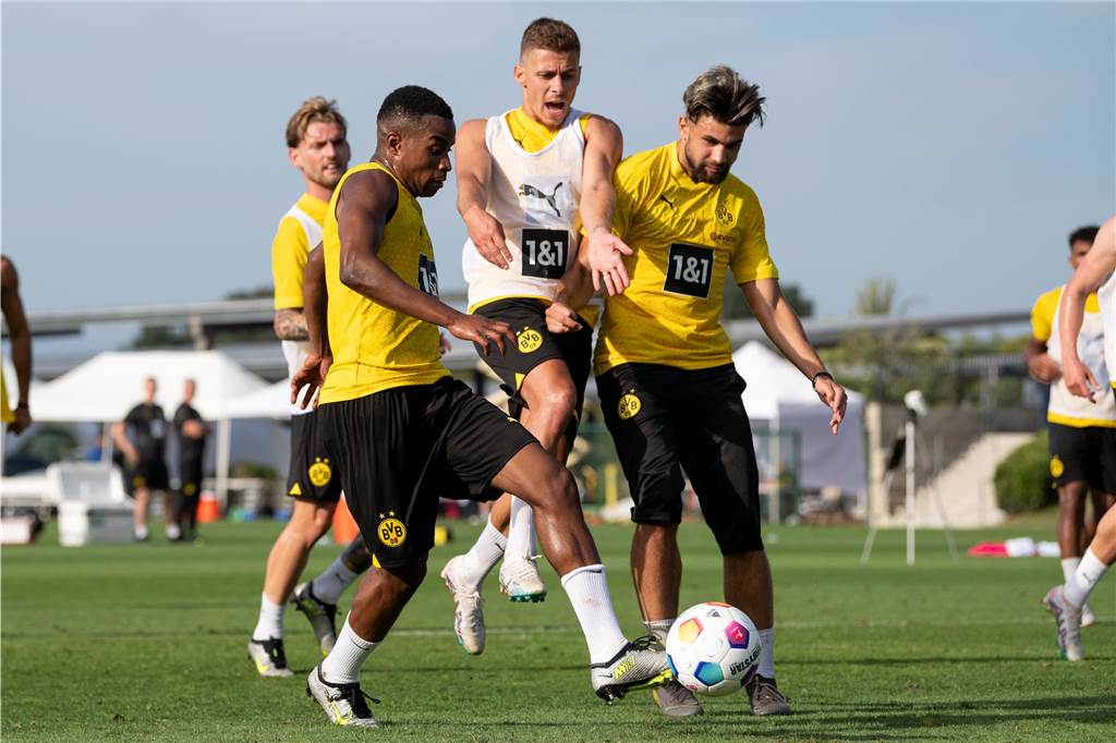 Intensive Einheiten für Schlotterbeck, Can und Co.: Viele BVB-Bilder aus San Diego