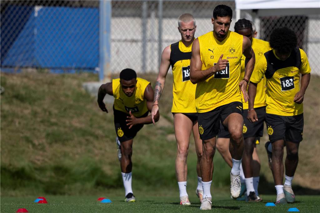 Intensive Einheiten für Schlotterbeck, Can und Co.: Viele BVB-Bilder aus San Diego