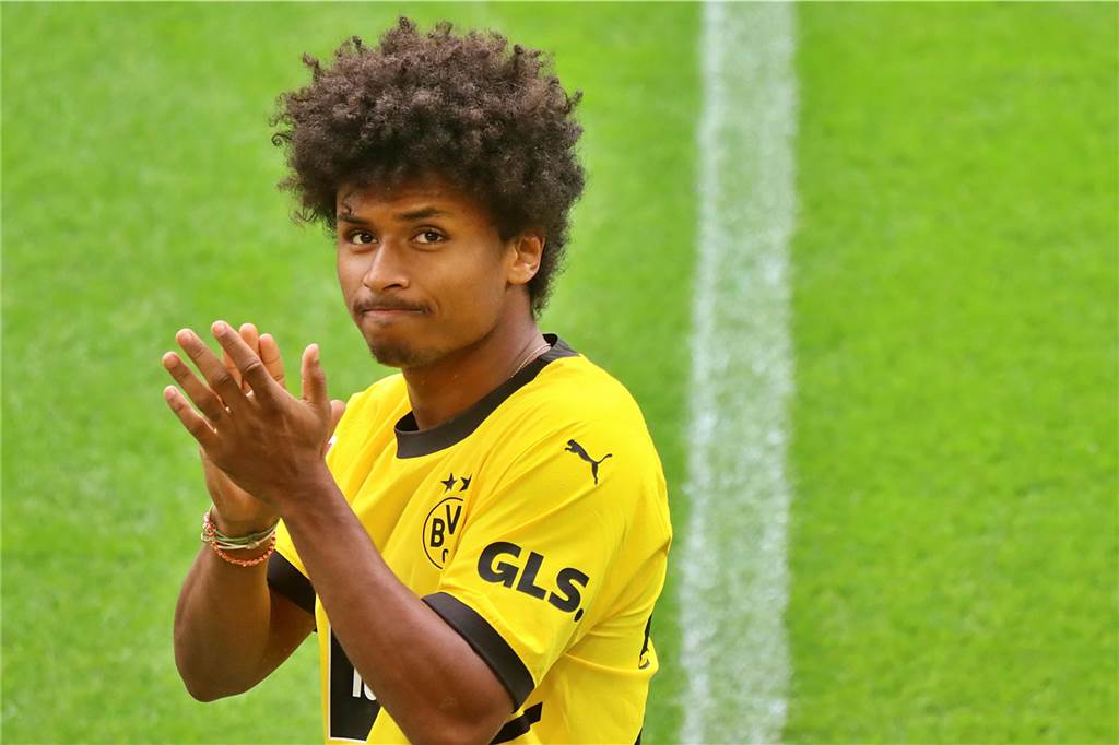 Sabitzer will „Titel gewinnen“ – Rückschlag für Adeyemi : Viele Bilder der BVB-Saisoneröffnung