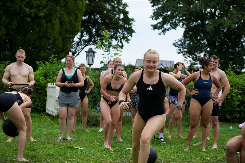 Die besten Bilder vom „Kraftakt 2023“ im Sythener Freibad