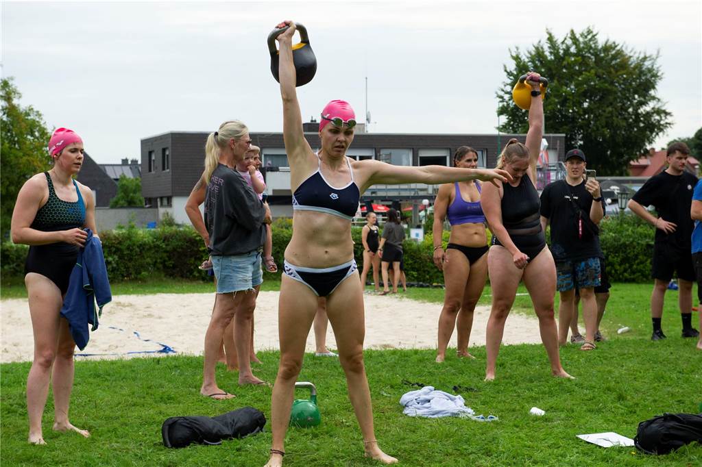 Die besten Bilder vom „Kraftakt 2023“ im Sythener Freibad