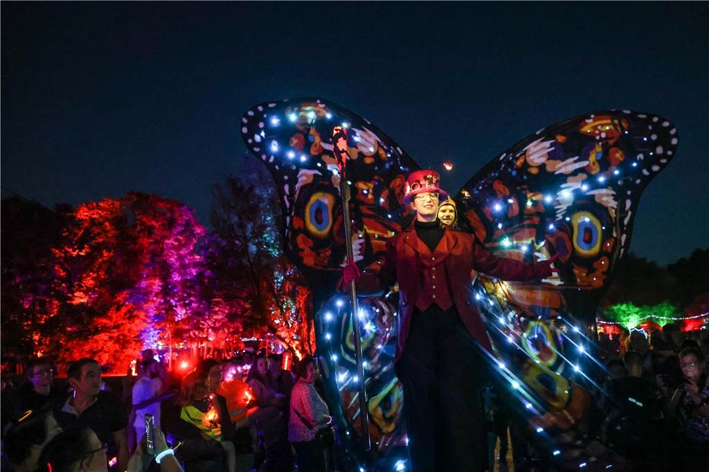 Lichterfest im Fredenbaumpark in Dortmund: Hier gibt es die besten Bilder