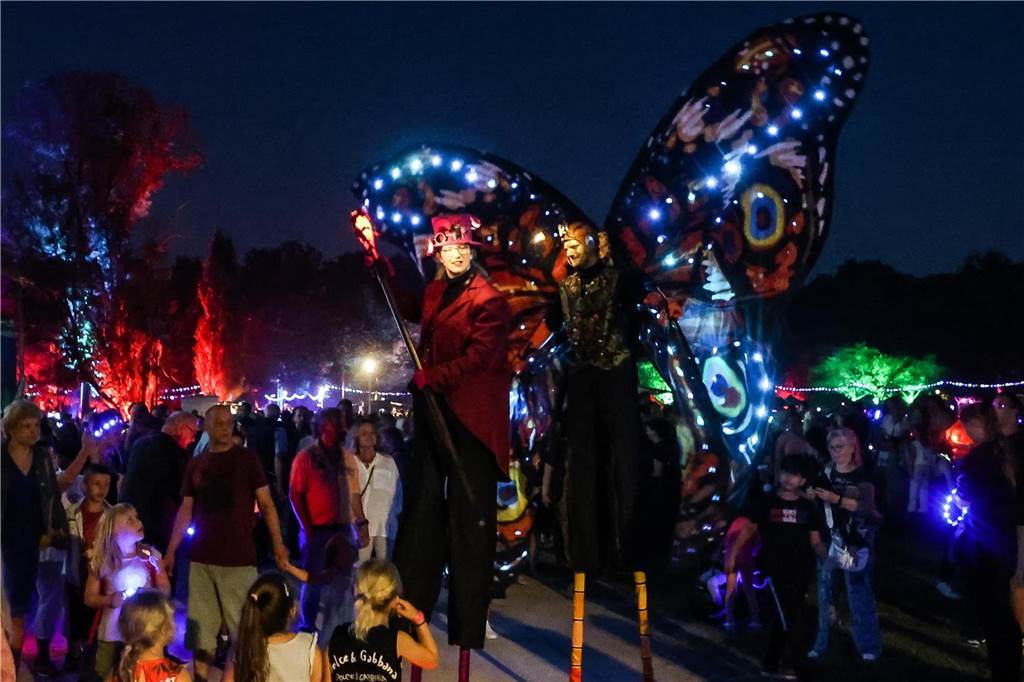 Lichterfest im Fredenbaumpark in Dortmund: Hier gibt es die besten Bilder