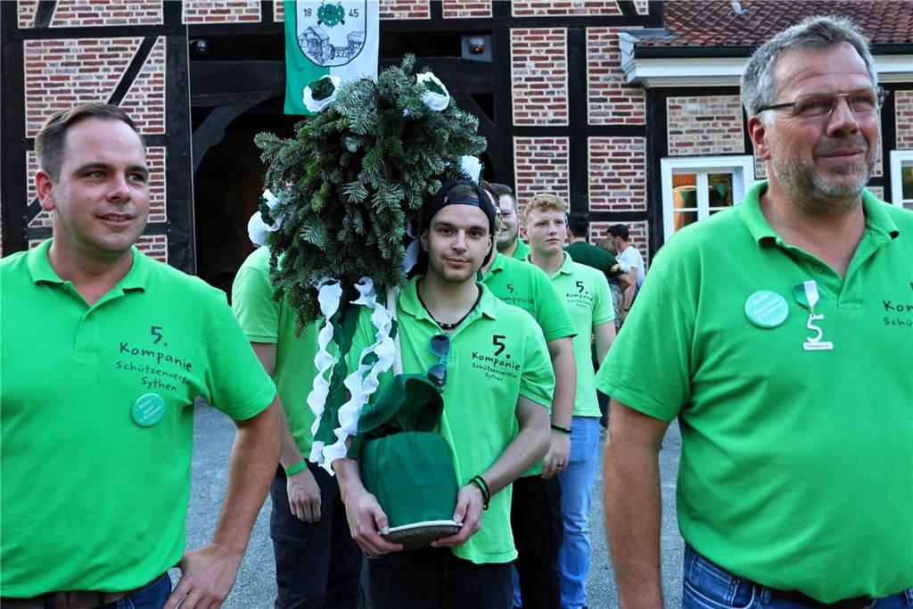 Schützenfest Sythen 2023: Viele Fotos vom Festauftakt am Schloss Sythen