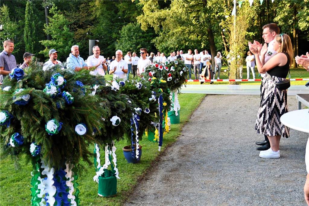 Schützenfest Sythen 2023: Viele Fotos vom Festauftakt am Schloss Sythen