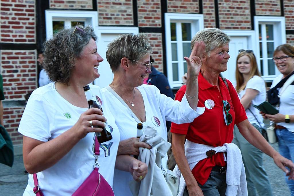 Schützenfest Sythen 2023: Viele Fotos vom Festauftakt am Schloss Sythen