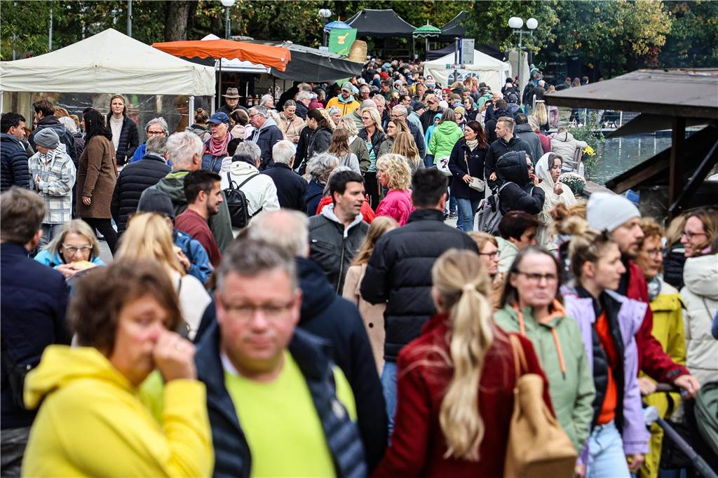 Fotos vom Herbstmarkt 2023 im Dortmunder Westfalenpark.