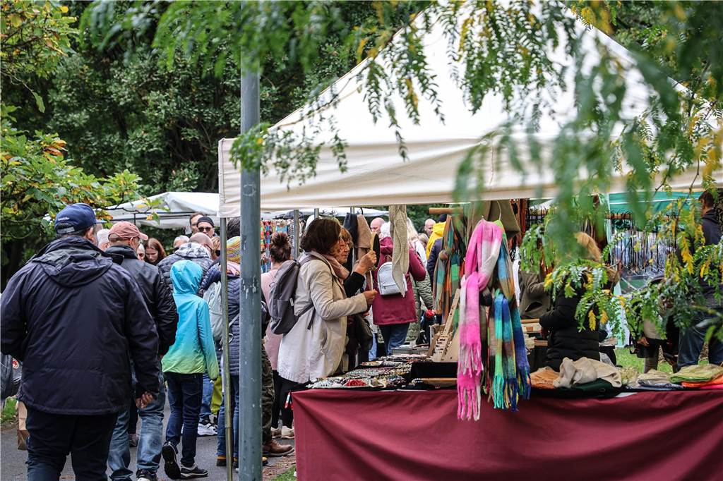 Fotos vom Herbstmarkt 2023 im Dortmunder Westfalenpark.