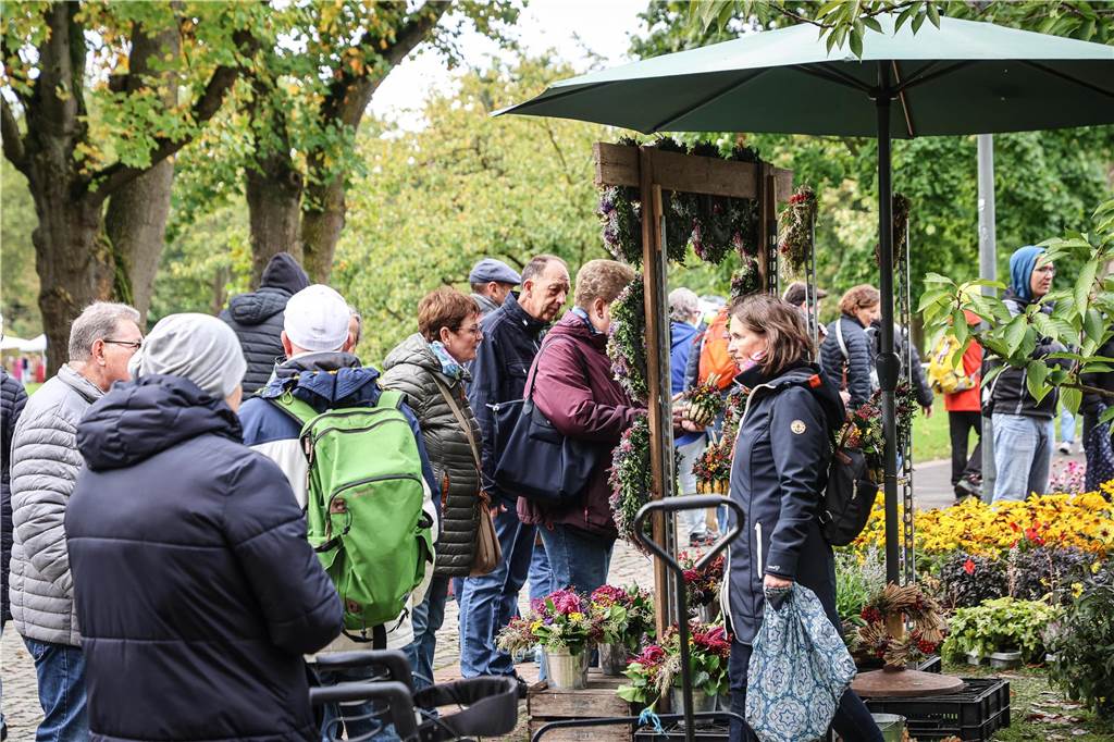 Fotos vom Herbstmarkt 2023 im Dortmunder Westfalenpark.