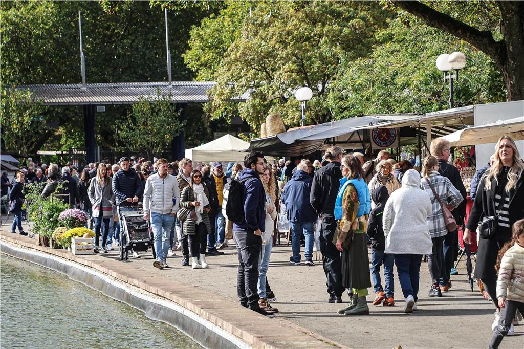 Fotos vom Herbstmarkt 2023 im Dortmunder Westfalenpark.