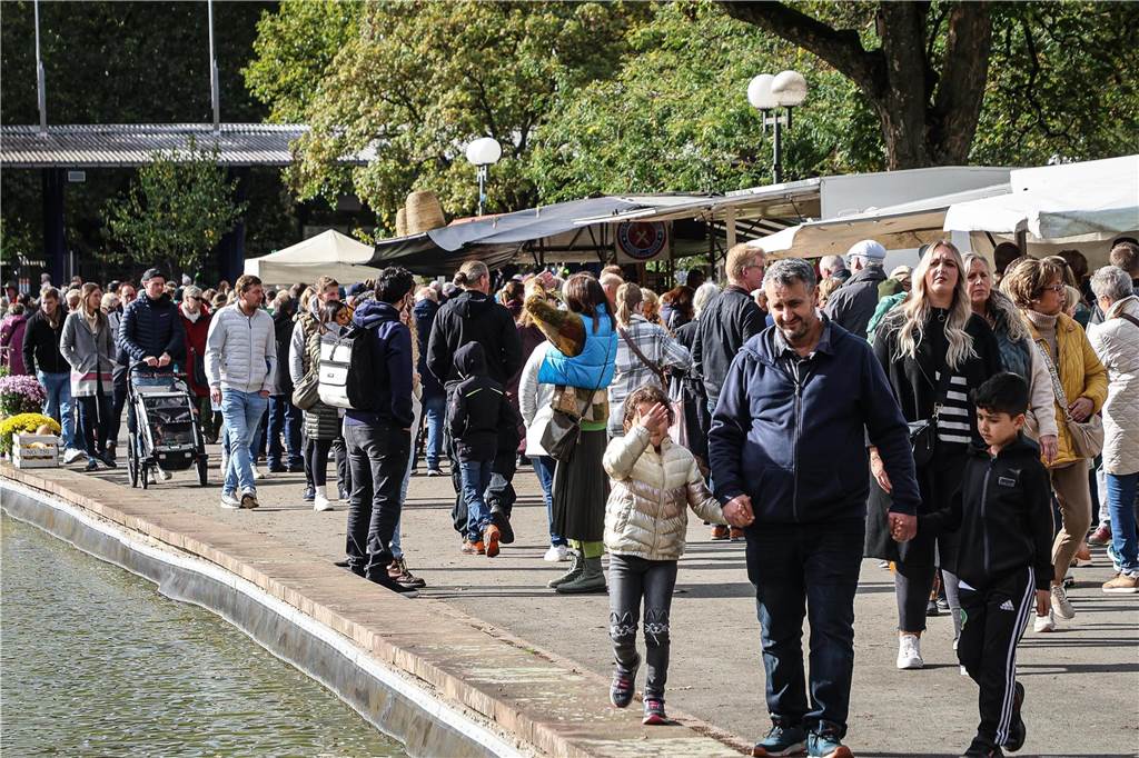 Fotos vom Herbstmarkt 2023 im Dortmunder Westfalenpark.