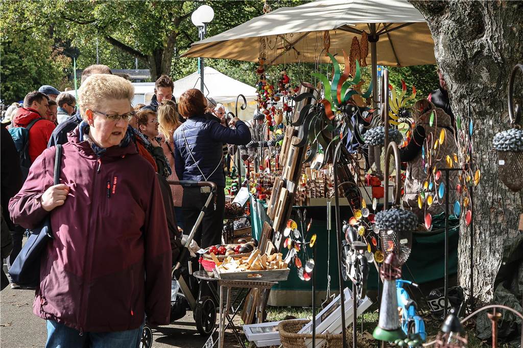 Fotos vom Herbstmarkt 2023 im Dortmunder Westfalenpark.