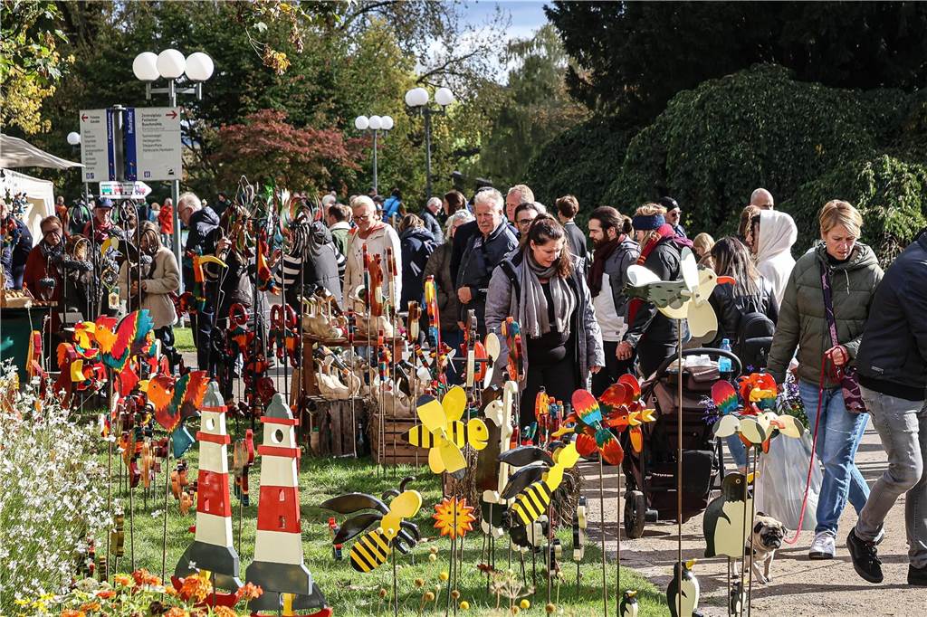 Fotos vom Herbstmarkt 2023 im Dortmunder Westfalenpark.