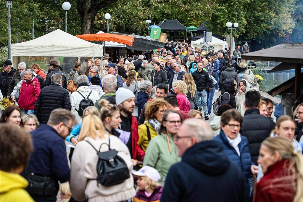Fotos vom Herbstmarkt 2023 im Dortmunder Westfalenpark.