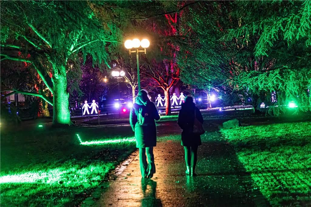 Winterleuchten 2023 im Westfalenpark: Die schönsten Fotos vom Lichtspektakel