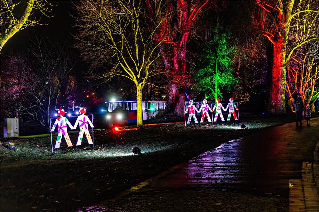 Winterleuchten 2023 im Westfalenpark: Die schönsten Fotos vom Lichtspektakel