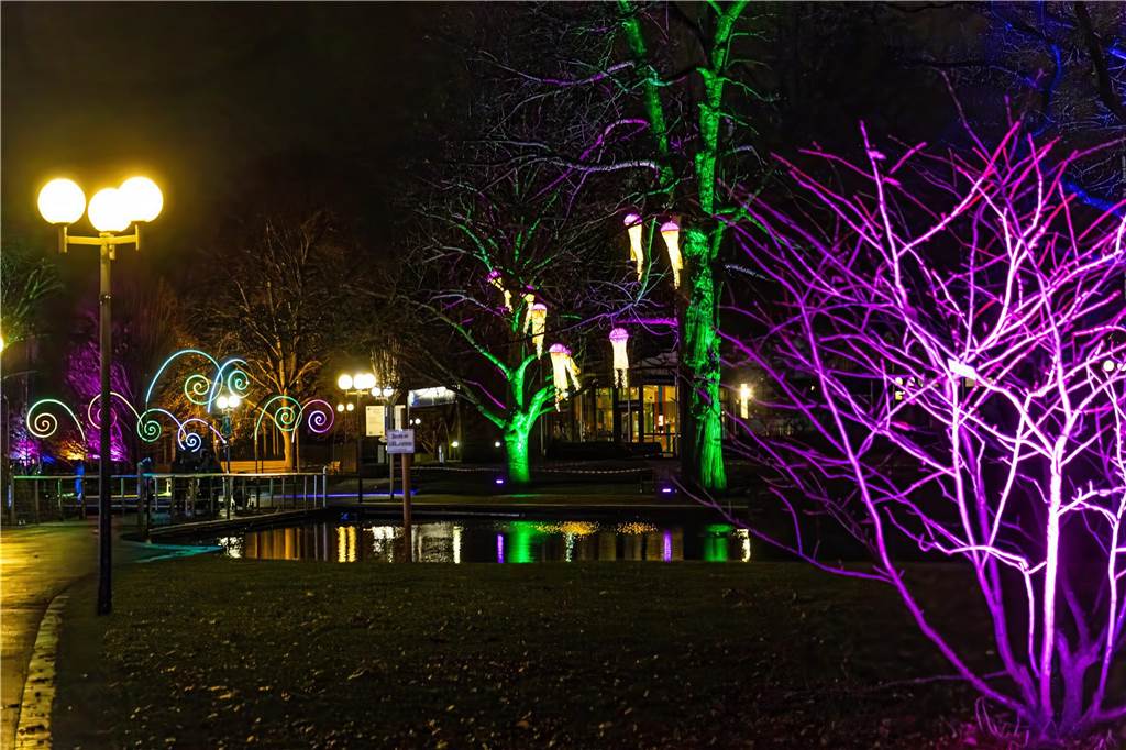 Winterleuchten 2023 im Westfalenpark: Die schönsten Fotos vom Lichtspektakel