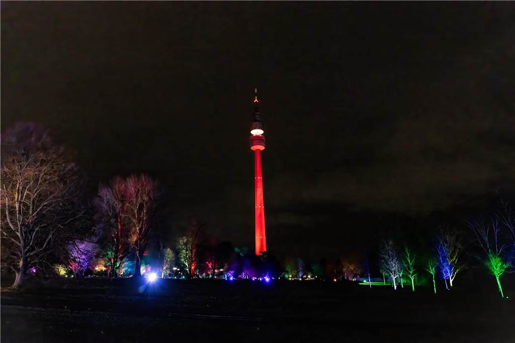 Winterleuchten 2023 im Westfalenpark: Die schönsten Fotos vom Lichtspektakel
