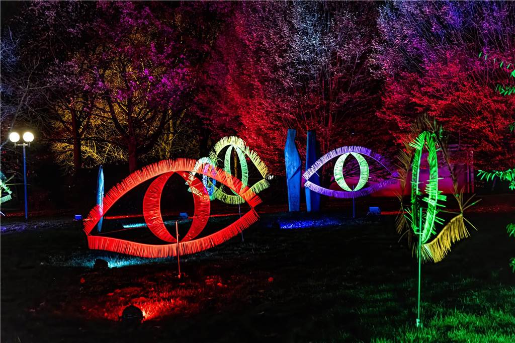 Winterleuchten 2023 im Westfalenpark: Die schönsten Fotos vom Lichtspektakel