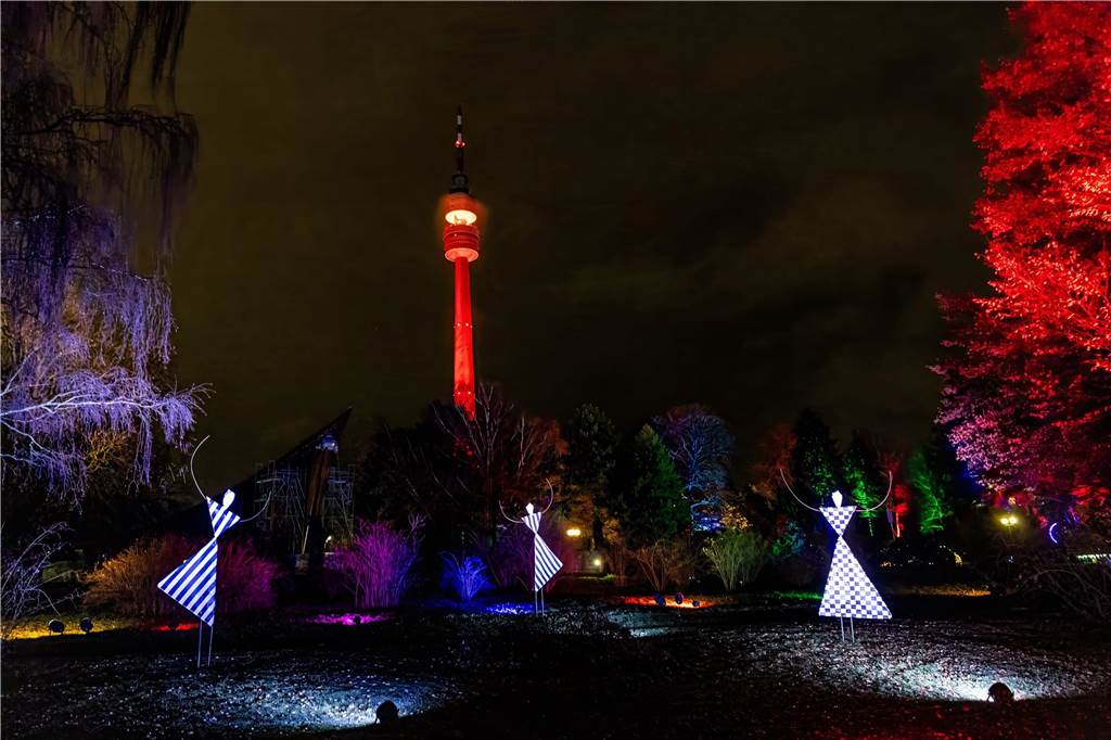 Winterleuchten 2023 im Westfalenpark: Die schönsten Fotos vom Lichtspektakel