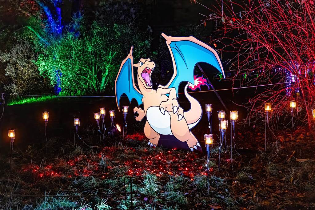 Winterleuchten 2023 im Westfalenpark: Die schönsten Fotos vom Lichtspektakel