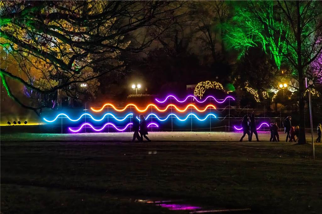 Winterleuchten 2023 im Westfalenpark: Die schönsten Fotos vom Lichtspektakel