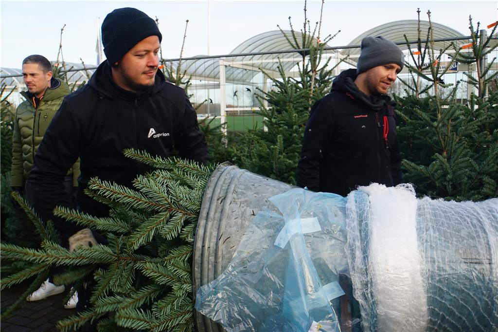 So lief der Weihnachtsbaumverkauf beim SV Herbern