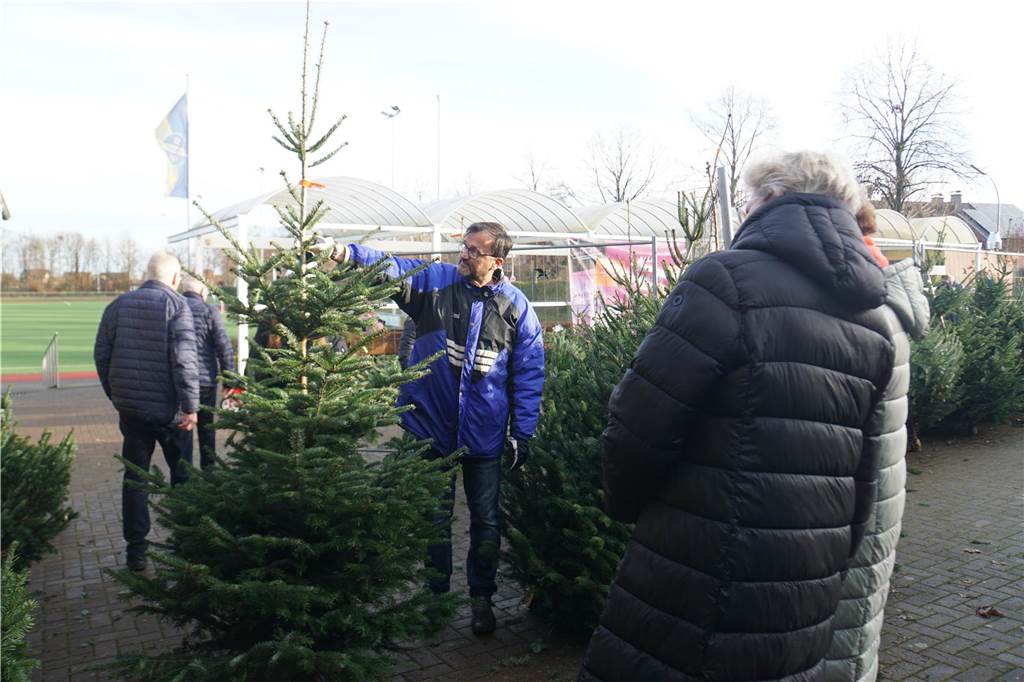 So lief der Weihnachtsbaumverkauf beim SV Herbern